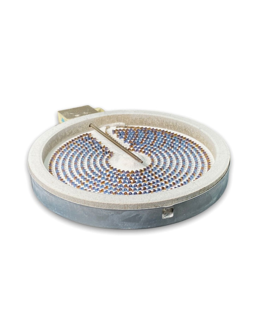 G.E Range Ceramic Surface Burner  - WG02F04090 or WB30T10132,  REPLACES: 1536600 AH10054783 AH2321566 AP4416172 EA10054783 EA2321566 EAP10054783 EAP2321566 PS10054783 PS2321566 WB30T10128 WB30T10132 PD00029463 INVERTEC