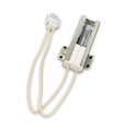 GE Range Flat Gas Igniter, Hot Surface - WS01F07248 or WB13X25261, REPLACES: WB13K10020 4338051 AP5986241 EAP11725182 PS11725182 PD00025313 INVERTEC