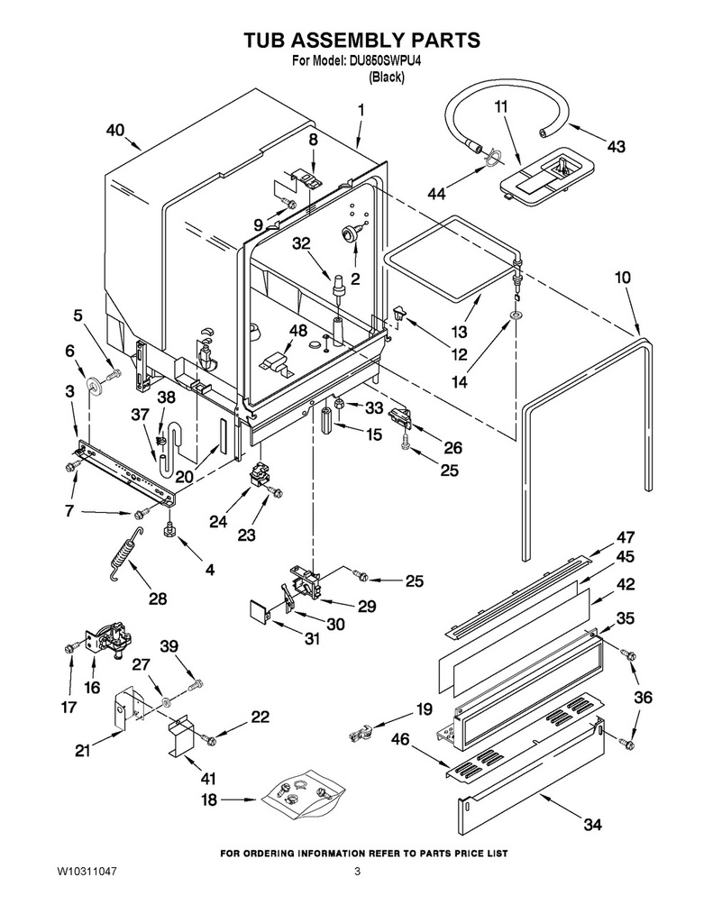 Tub Deflector