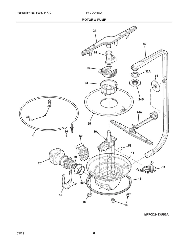 Circulation Pump Motor Kit