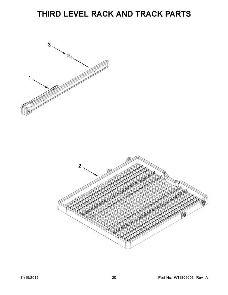 Third Level Dishrack