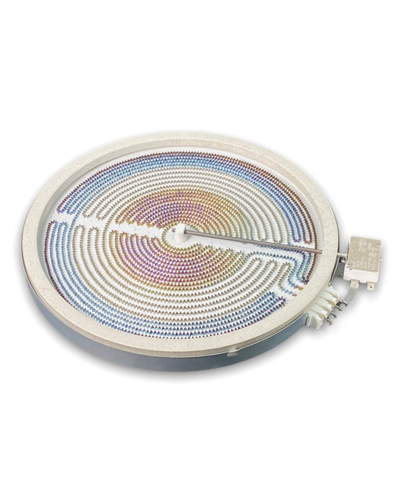 G.E Range Triple Ceramic Surface Burner  - WG02F04324 or WB30T10107 or WB30T10103 ,  REPLACES: 1167359 AH1018895 AH9862019 AP3883671 AP6034799 EA1018895 EA9862019 EAP1018895 EAP9862019 PS1018895 PS9862019 PD00023404 INVERTEC