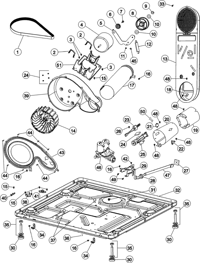 Idler Spring with Rubber Dampener