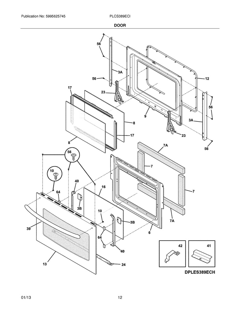Lower Oven Door Seal
