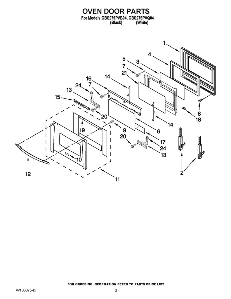 Inner Oven Door Glass