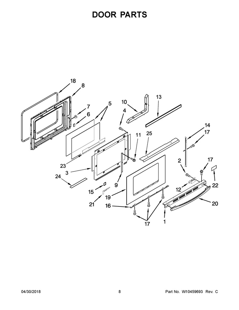 Inner Door Glass