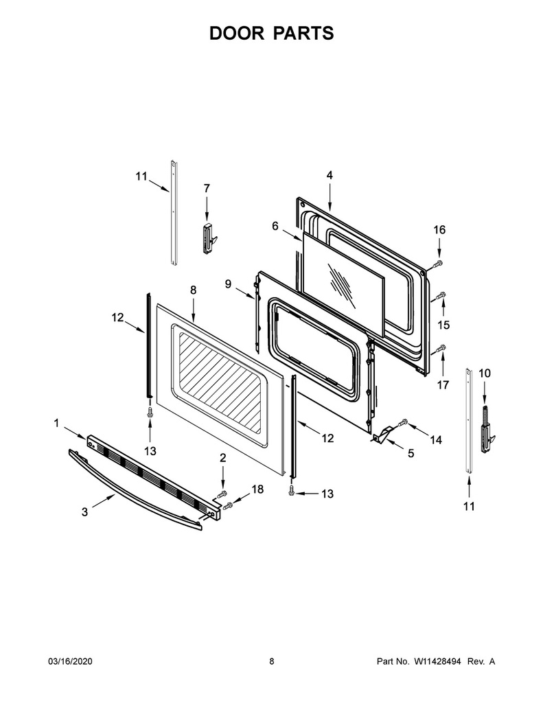 Door Handle (Stainless)