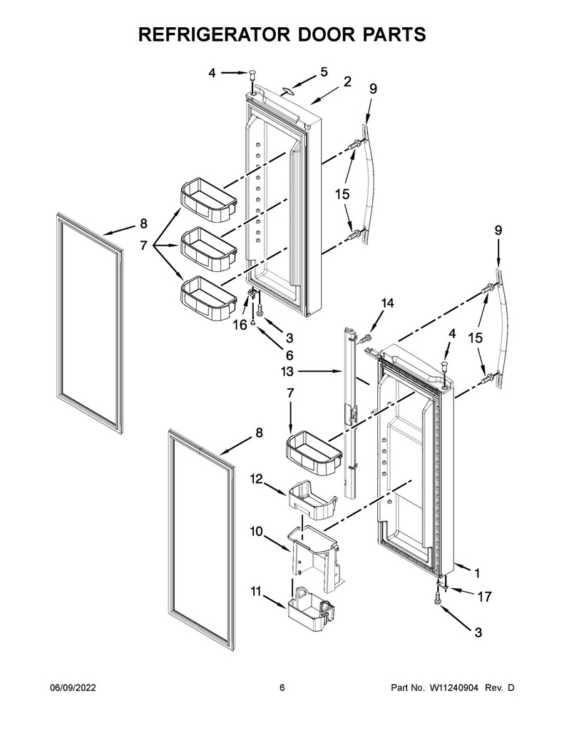 Door Shelf Bin (Medium)