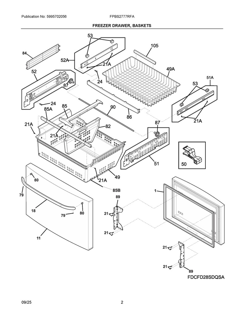 Freezer Door Gasket