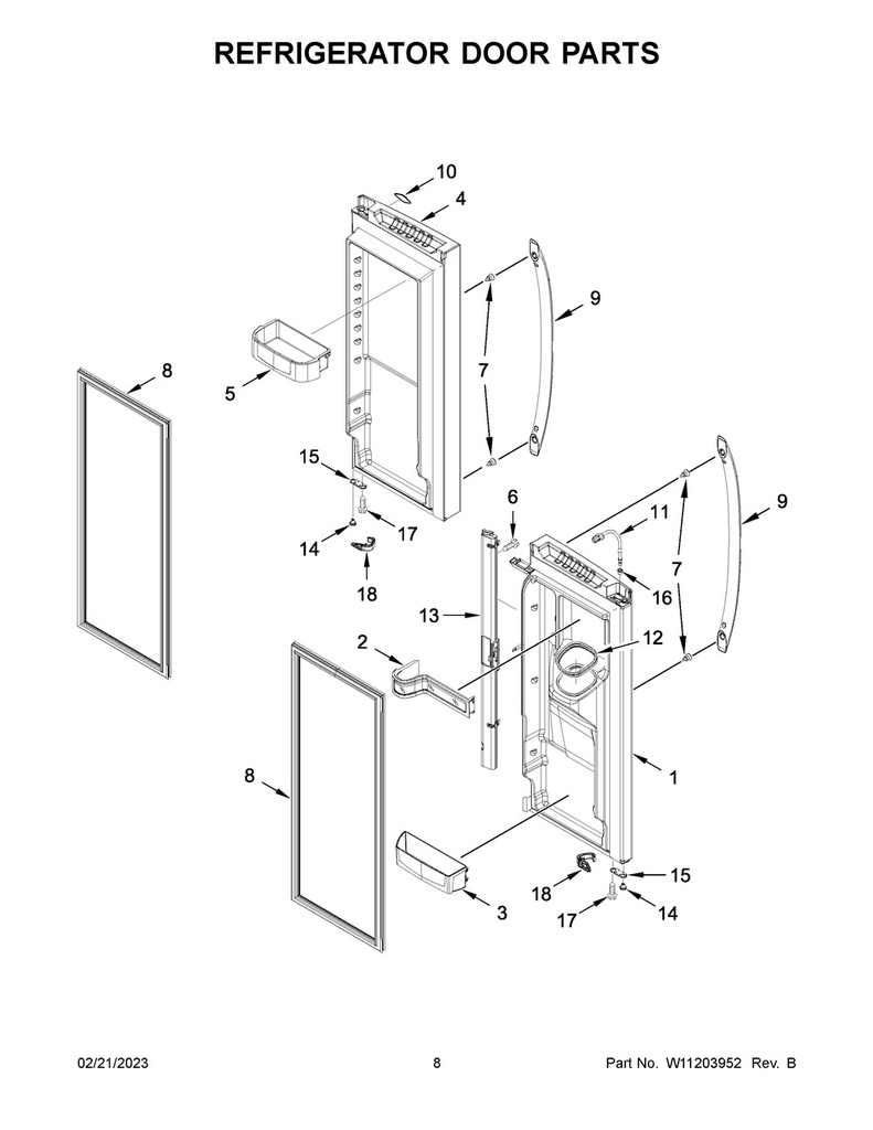 Door Closure (Grey)