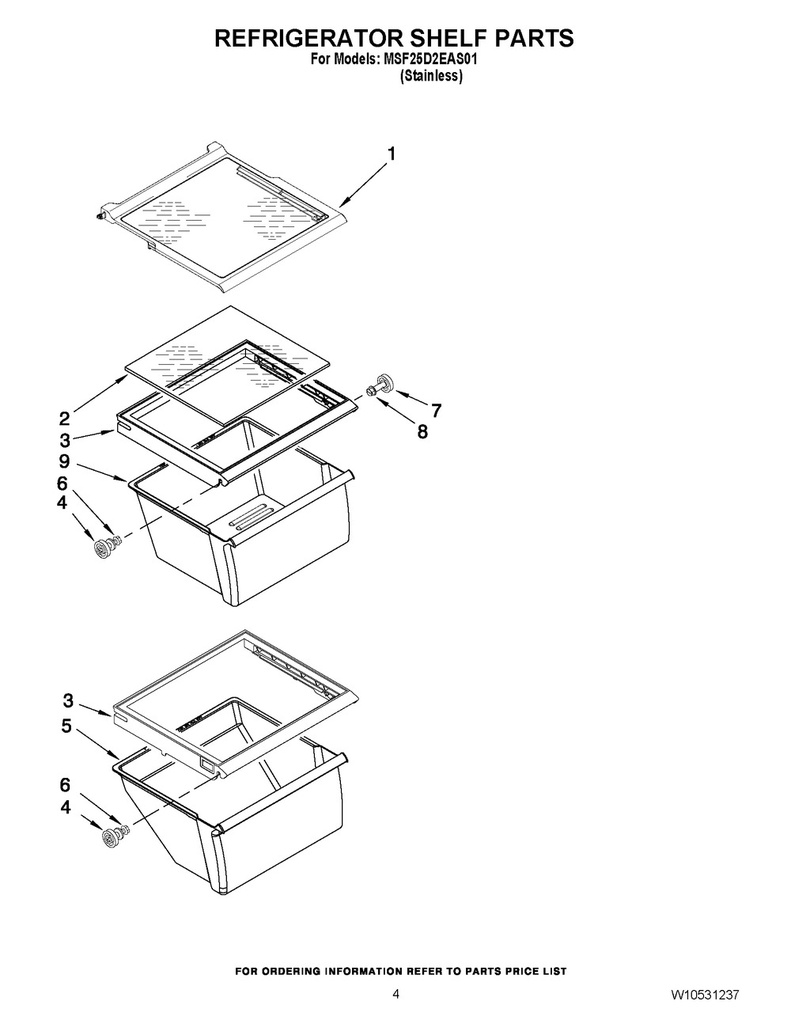 Crisper Drawer (2nd from Bottom)