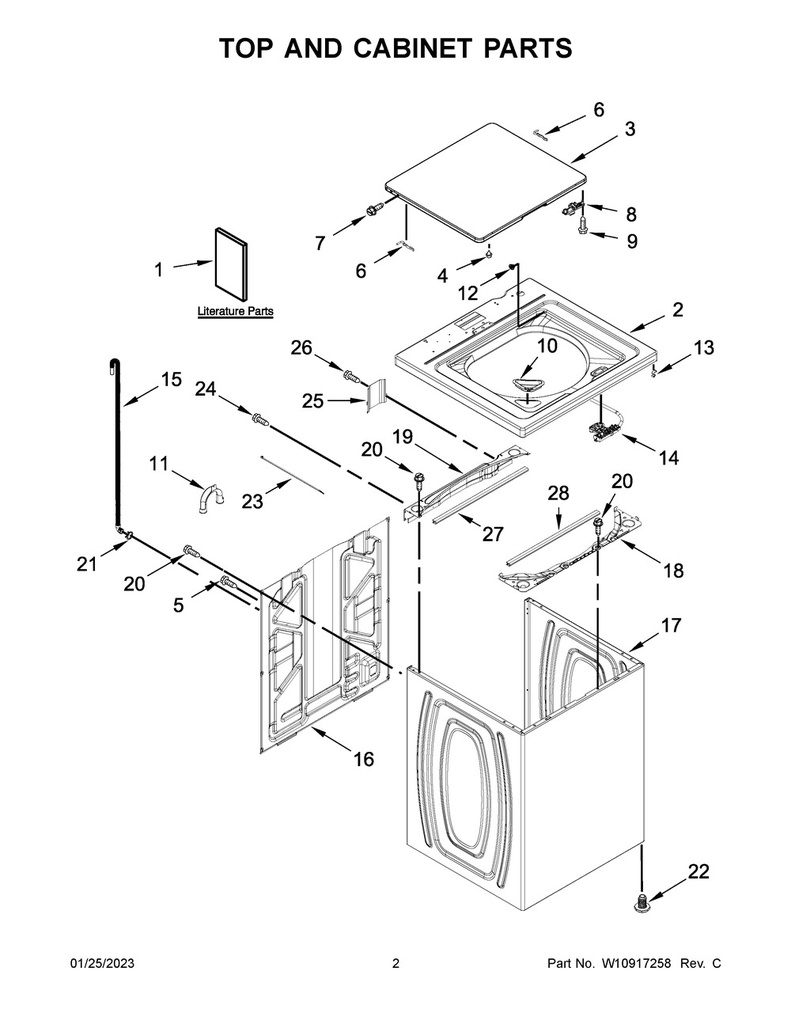 Lid Hinge Bearing
