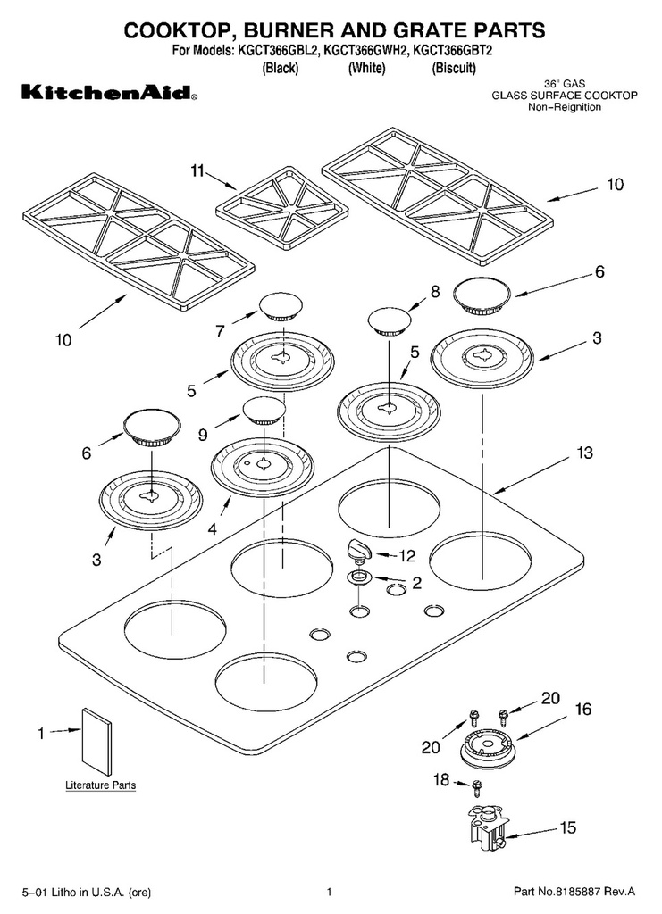 Burner Control Knob