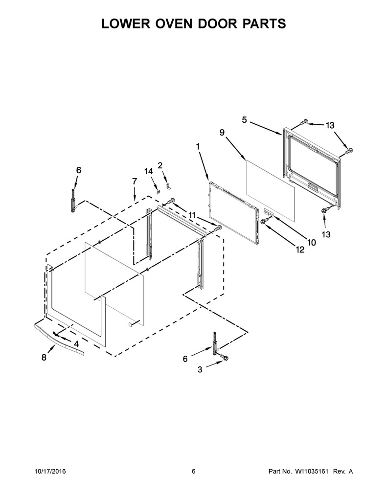 Outer Door Glass (Stainless)