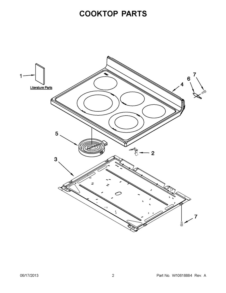 Glass Main Cooktop