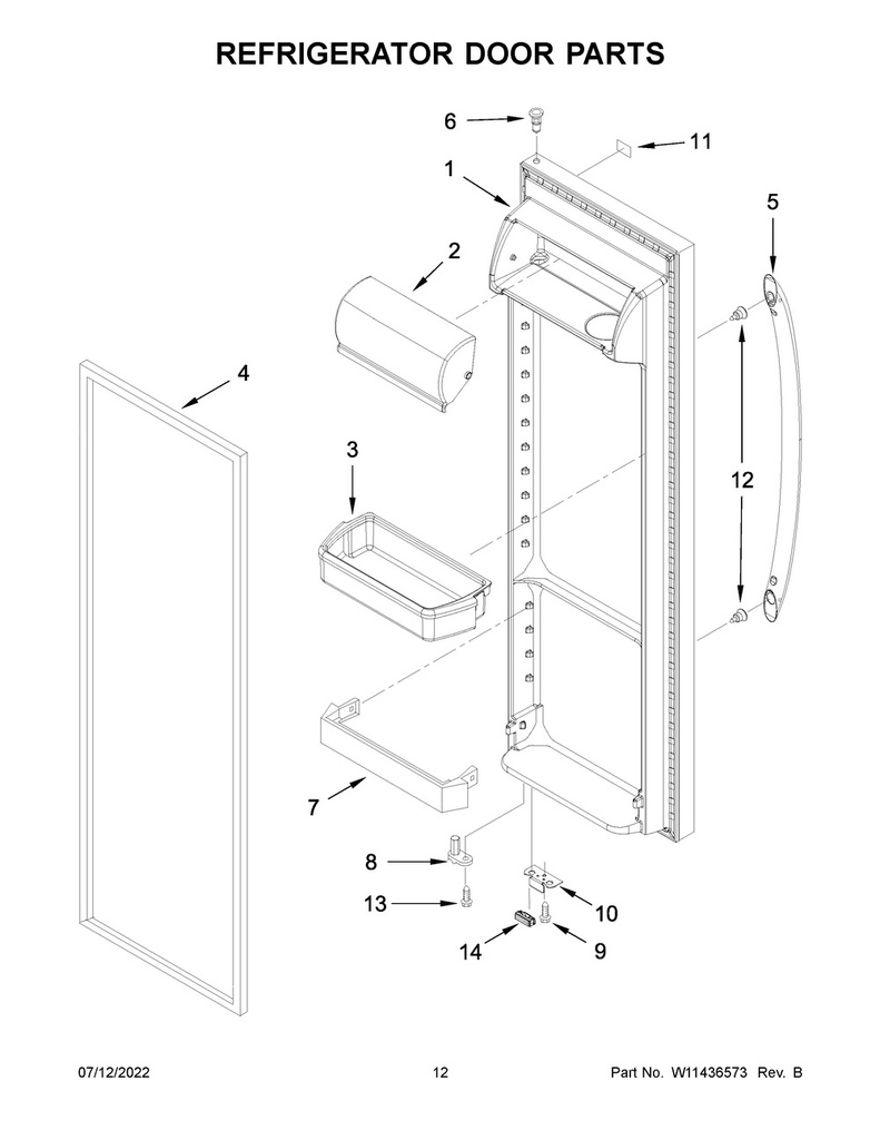 Door Shelf Bin