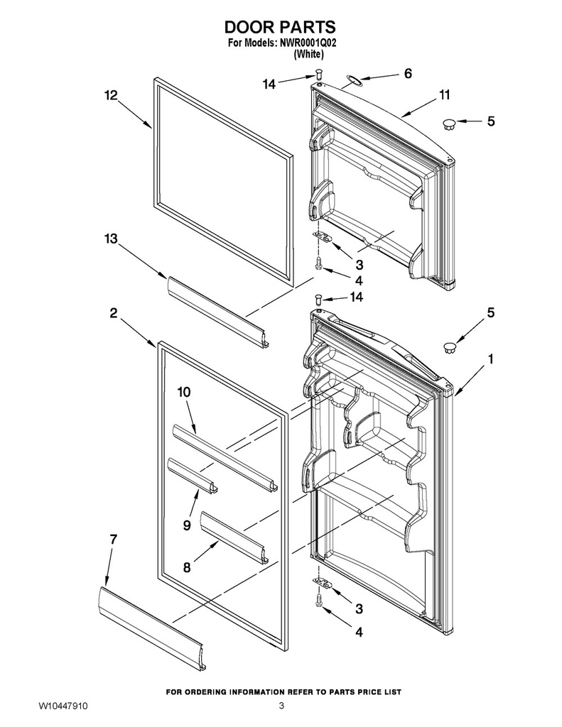 Door Shelf Trim (Bottom)