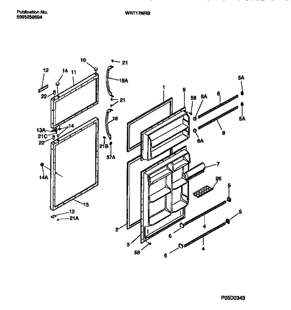 Fresh Food Door Gasket