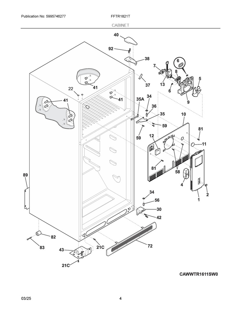 Center Hinge Pin