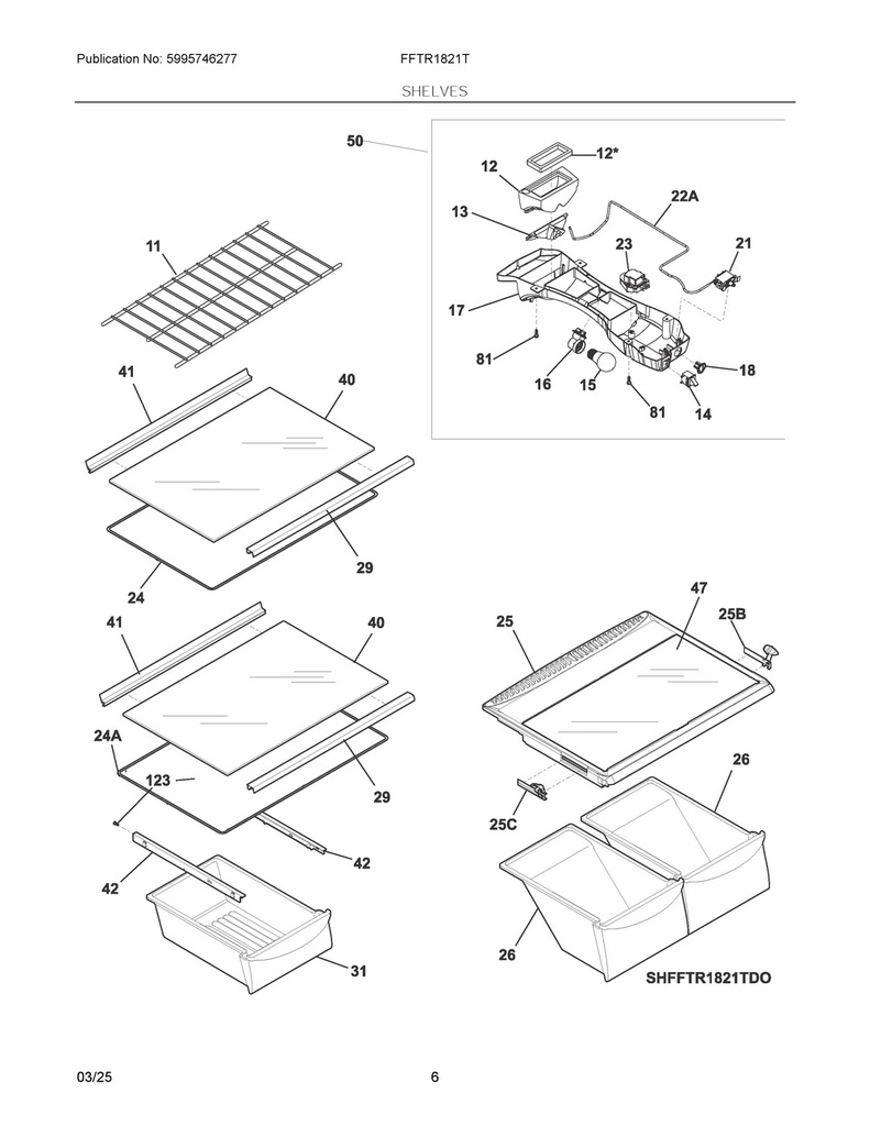 Sliding Shelf Frame