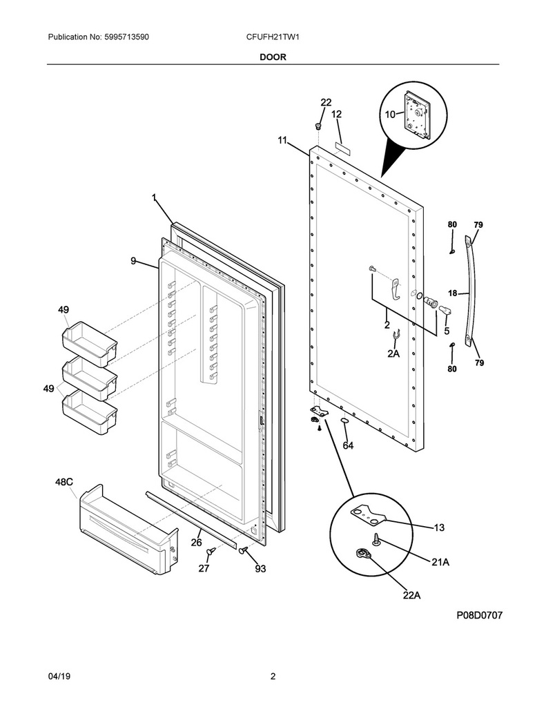 Door Shelf Bin