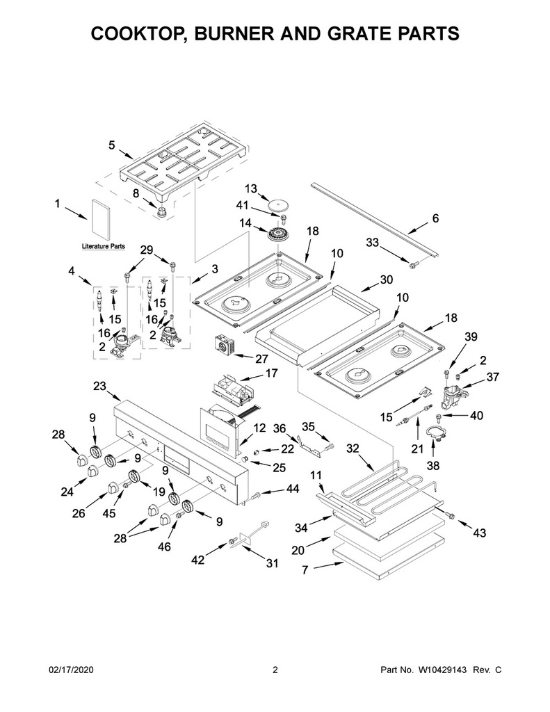 Burner Grate Foot Pad Kit