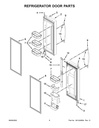 Whirlpool Refrigerator & Freezer Door Mullion (White) - WPW10624451, Replaces: W10434693