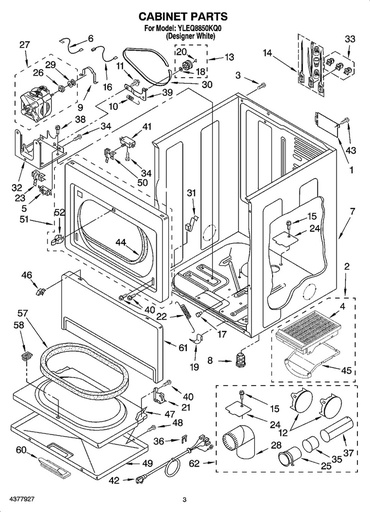Whirlpool Dryer Door Switch Kit - W10820036, Replaces: 2-5415