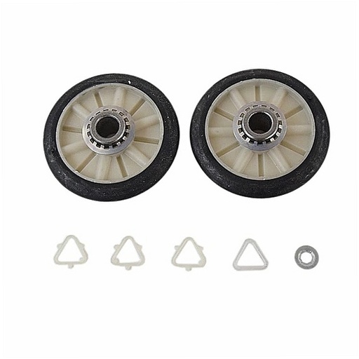 Whirlpool Dryer Rear Drum Roller Kit - 349241T, Replaces: 8170