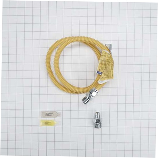 Whirlpool Dryer Gas Hook-Up Kit - 20-48KITRC, Replaces: 18001064