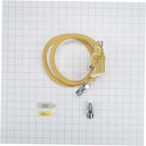Whirlpool Dryer Gas Hook-Up Kit - 20-48KITRC, Replaces: 18001064