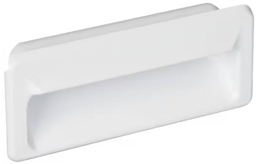 Whirlpool Range /Oven Door Handle - White - WP3405184, Replaces: 3405184