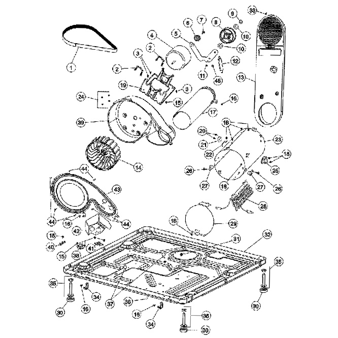 Whirlpool Dryer Idler Spring with Rubber Dampener - 33002459, Replaces: 33001754
