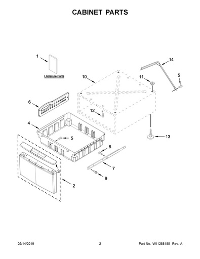 Whirlpool Washer Leveling Leg - WP8563585, Replaces: 8181779
