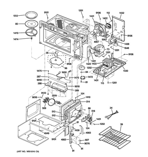 GE Microwave Thermal Cutout - WG02F10998