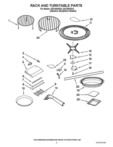 Whirlpool Microwave Glass Cooking Tray - 8205992, Replaces: W10113773