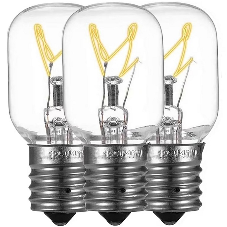 Whirlpool Microwave Light Bulb - 8206232A, Replaces: 2635-0004