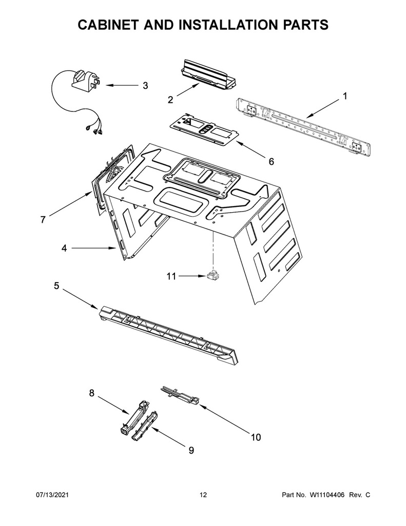 Whirlpool Microwave Top Mounting Screw - WP8169704