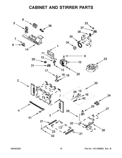 Whirlpool Microwave Wire Harness - W11449277, Replaces: W10371813