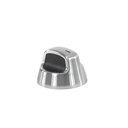 Whirlpool Range /Oven Burner Control Knob (Stainless Steel) - WPW10160371, Replaces: W10160371