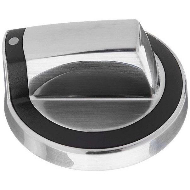 Whirlpool Range /Oven Control Knob (Stainless) - WPW10316664, Replaces: W10316664