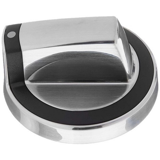 Whirlpool Range /Oven Control Knob (Stainless) - WPW10316664, Replaces: W10316664