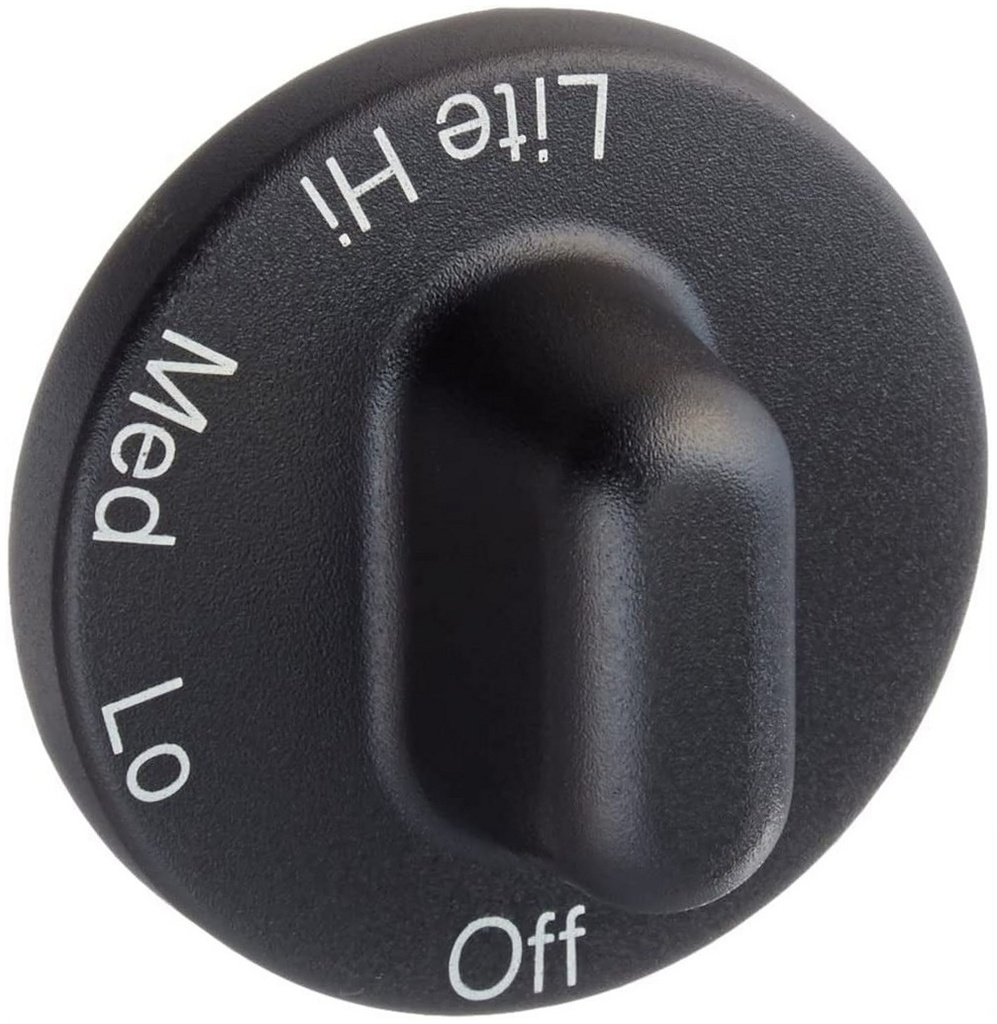 Whirlpool Range /Oven Burner Control Knob - WP71001641, Replaces: 705437