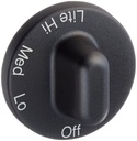 Whirlpool Range /Oven Burner Control Knob - WP71001641, Replaces: 705437