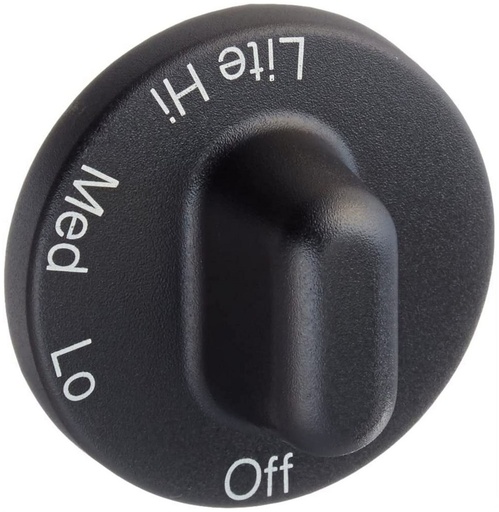 Whirlpool Range /Oven Burner Control Knob - WP71001641, Replaces: 705437