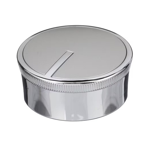 Whirlpool Range /Oven Knob (Silver & Chrome) - WPW10437088, Replaces: W10437088