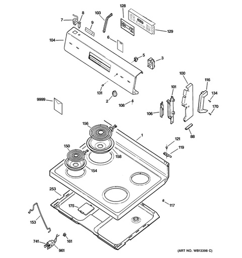 GE Range /Oven Range Oven Receptacle, White - WS01F00937