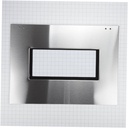 Whirlpool Microwave Outer Door Glass (Stainless) - W10401225, Replaces: 4452257