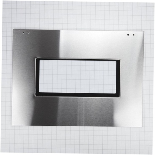 Whirlpool Microwave Outer Door Glass (Stainless) - W10401225, Replaces: 4452257