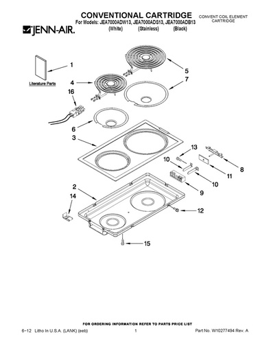 Whirlpool Range /Oven 6 Inch Burner Drip Pan - 715877, Replaces: 5-80036